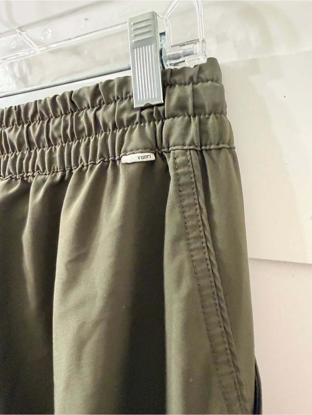 Vuori Olive Green Performance Joggers with Drawstring - Picture 7 of 7